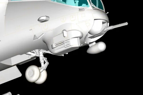 Vista 4 de Hobby Boss Kit de construcción de modelo de avión Mi-24V Hind-E