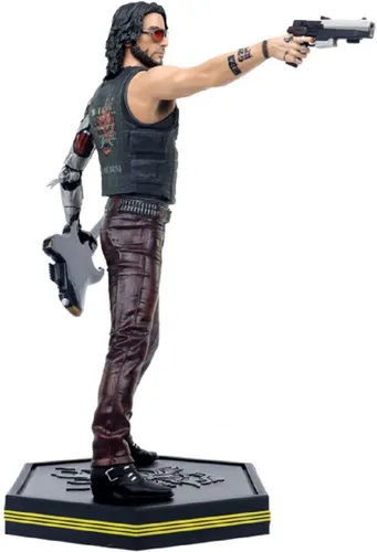 Vista 3 de Cyberpunk 2077 Johnny Silverhand Figure, Multicolor, 9.5 inches