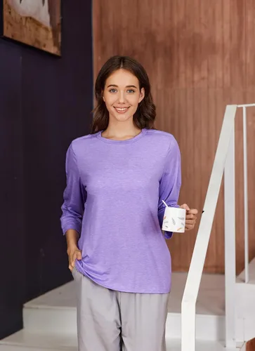 Vista 6 de Deyeek Camisas de cirugía posterior al hombro para mujer, camisetas de 34 para después de rotador, ropa adaptativa para puerto de quimioterapia