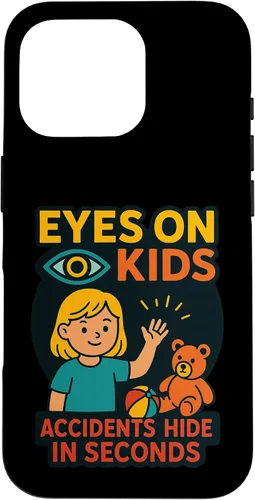 Vista 20 de Eyes on Kids Child Safety Gift for Moms, Granny, Grandad Case for iPhone 16