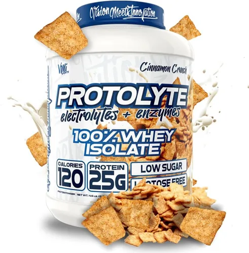 Vista 12 de VMI Sports ProtoLyte Proteína Aislada de Suero en Polvo Suero Bajo en Calorías para Pérdida de Peso y Ganancia Muscular Enzimas Digestivas