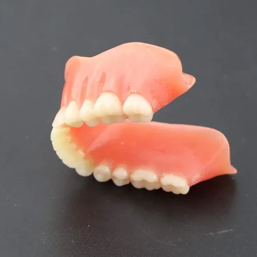 Vista 6 de Dental Dientes Modelo Oro Plata Demostración Color Practise Enseñanza Demo 4 Implante (GOLD BAR)