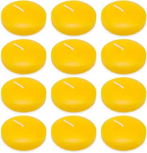 Vista 11 de Velas flotantes rosas de 10 horas, grandes de 3 pulgadas, sin aroma, sin goteo, de cera para piscina y agua, velas flotantes para jarrones, centros