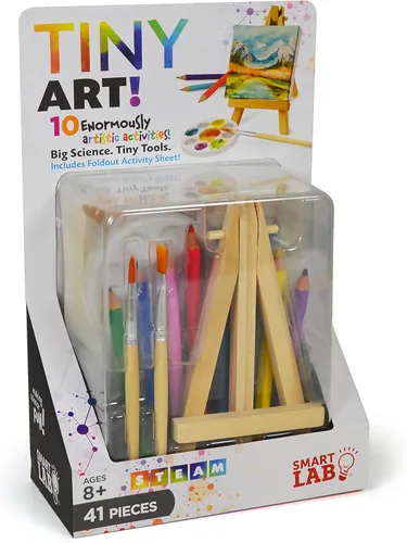 Vista 5 de SmartLab Toys Tiny Art! - 10 actividades enormemente artísticas. Gran ciencia. Herramientas pequeñas, Multi