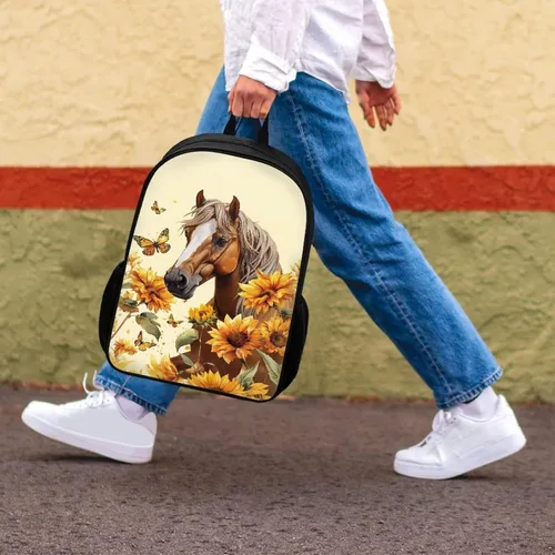 Vista 84 de HUGS IDEA Los animales frescos 3D niños escuela libro bolsa niños impresión mochilas, Baloncesto, Moderno