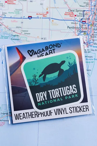 Vista 3 de Paquete Dry Tortugas National Park - Parche de viaje y adhesivo de vinilo