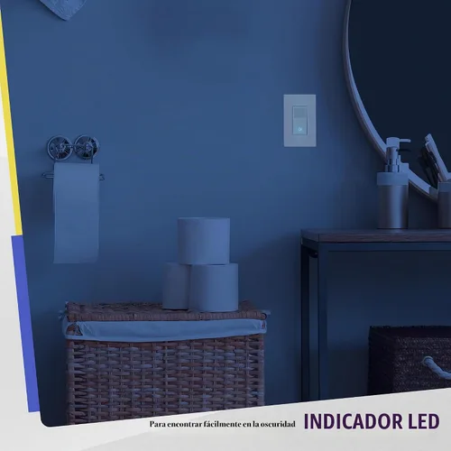 Vista 5 de Enerlites - Apagador de luz activado por sensor de movimiento de presencia y ausencia, iluminación nocturna LED inteligente, 1 Occupancy/Vacancy