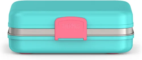 Vista 6 de THERMOS Kit de almuerzo para almacenamiento de alimentos Freestyle para niños, verde azulado