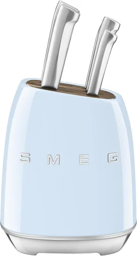 Vista 6 de Smeg Juego de cuchillos con bloque de acero inoxidable negro