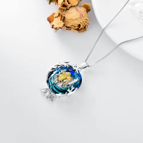 Vista 12 de Collar de plata de ley para hermanas, joyas de cumpleaños para hermanas y amigas