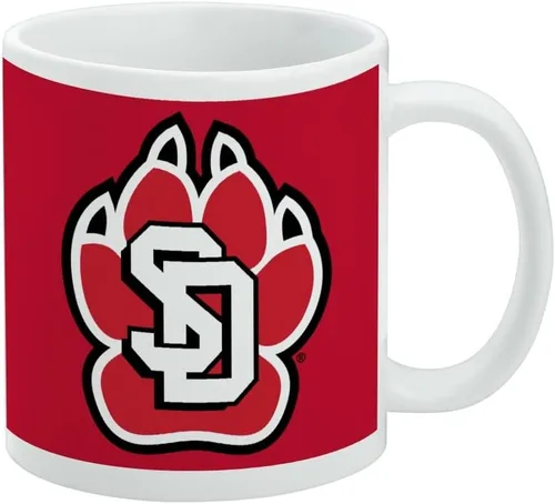 Vista 331 de Taza de cerámica con el logotipo principal de la Universidad Rider, taza de regalo novedosa para café, té y bebidas calientes, 11oz, blanca