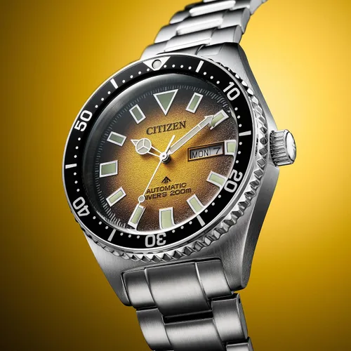 Vista 5 de Citizen Men's Promaster Dive Automatic 3-Hand Stainless Steel Watch, Day Date, Luminous, 41mm