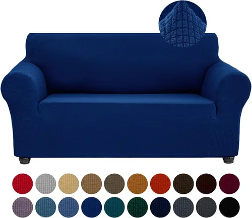 Vista 23 de Joccun Funda Elástica para Silla Sofá, Funda de Sofá de 1 Pieza Tela Jacquard de Spandex con Parte Inferior Elástica, Protector de Muebles Lavable