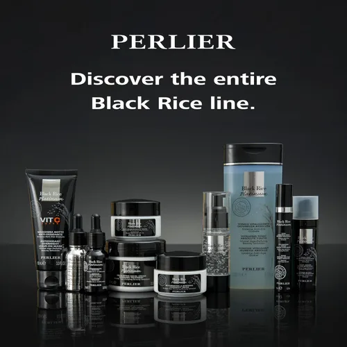 Vista 8 de Perlier Black Rice Platinum Ultra Renewing Booster Face Serum, 0.5 onzas líquidas