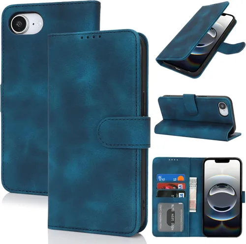Vista 58 de Funda tipo cartera para iPhone 8 Plus iPhone 7 Plus con tarjetero para iPhone 8 Plus, funda tipo cartera para mujeres y hombres, de piel sintética