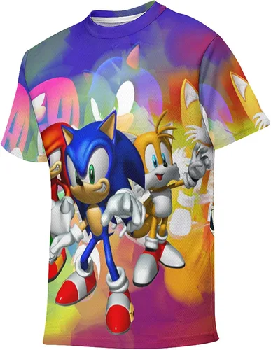 Vista 4 de KCNMEYY Camiseta de manga corta 3D de ancho completo para adolescentes, diseño moderno y fresco, unisex, adecuada para el uso diario