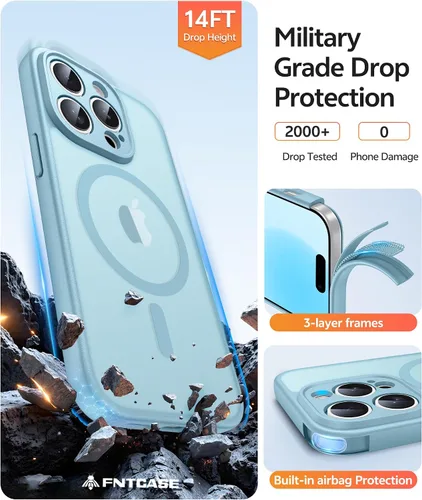 Vista 234 de FNTCASE Funda para Motorola Moto G-Stylus-5G-2025: Funda magnética translúcida mate a prueba de golpes para Moto G Stylus 2026, funda protectora