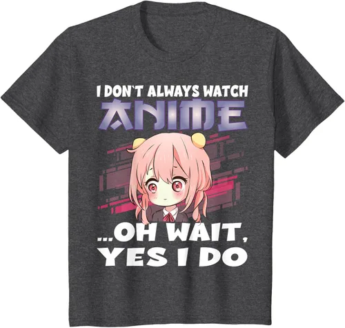 Vista 33 de Ver camiseta japonesa de anime con estampado de anime Girl, Negro, S