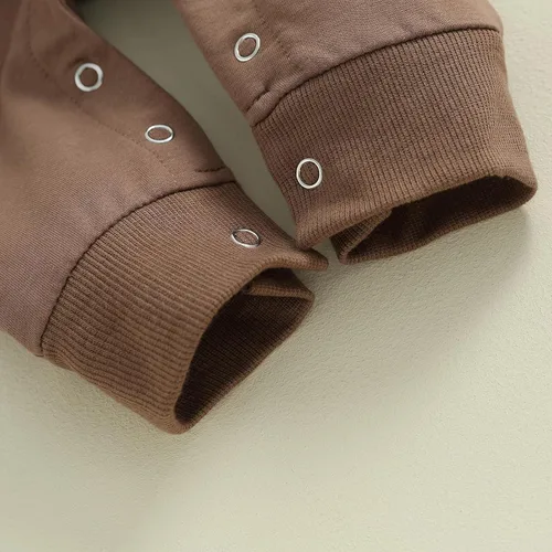 Vista 6 de Scloutarry Mameluco de manga larga con cuello redondo para bebé y niña, ropa de Navidad para bebé