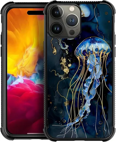 Vista 485 de Funda compatible con iPhone 15, diseño de elefantes africanos, diseño increíble a prueba de golpes, antiarañazos, carcasa trasera de policarbonato