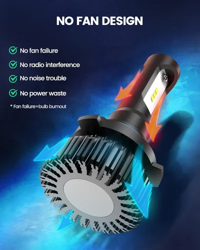 Vista 5 de Marsauto Bombillas antiniebla 9005 HB3 HB3U 9005XS 12 chips CSP, paquete de 2