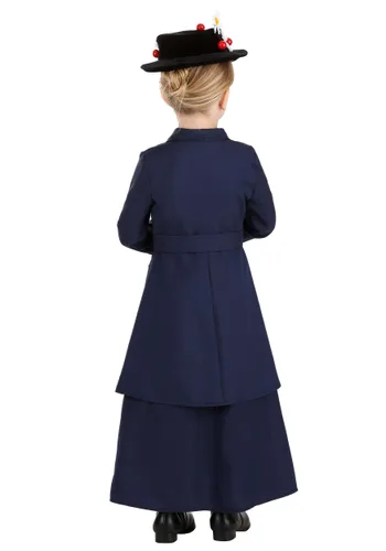 Vista 4 de Disfraz Disney de Mary Poppins para Niños Pequeños Multicolor
