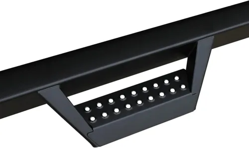Vista 5 de Raptor Series Estribos laterales compatibles con 4Runner 2010-2024 sin borde de puerta inferior, tableros negros texturizados para camiones