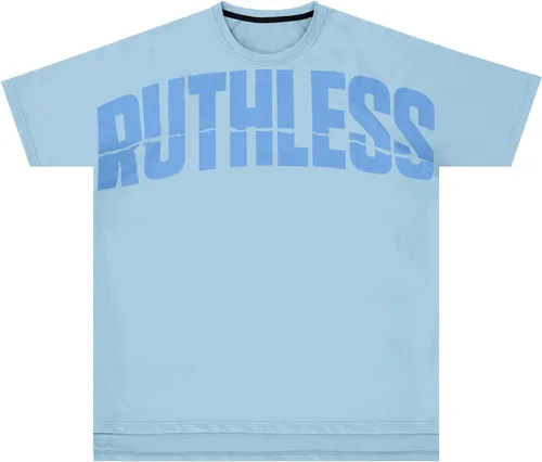 Vista 2 de Camiseta de entrenamiento de ajuste holgado para hombre, camiseta de algodón ligera, casual, cuello redondo, estampada