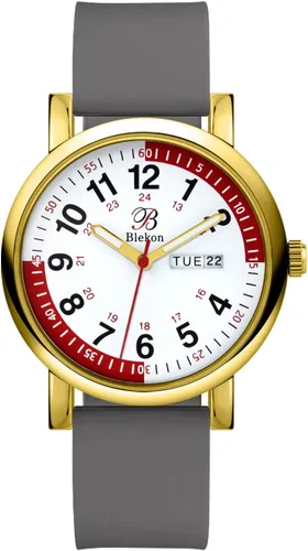 Vista 22 de Blekon Pulsometer Nurse Watch with Secondhand – Scrub Matching Band Colors for Medical Professionals – Super Easy to Read Dial w/Day and Date
