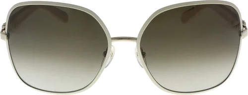 Vista 2 de Salvatore Ferragamo Gafas de sol con hebilla para mujer marfilmarrón talla única