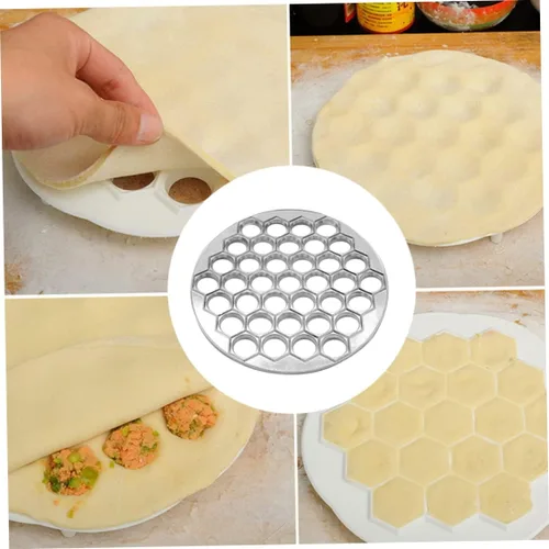 Vista 6 de Fabricante de bolas de masa rusa Pelmeni Maker Dumpling Pelmeni Mold Herramienta de molde para fabricar alimentos.