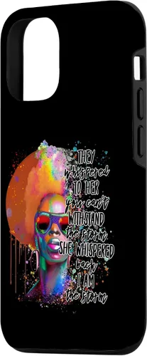 Vista 2 de Funda para iPhone 15 Black History Month I Am The Storm Women Juneteenth