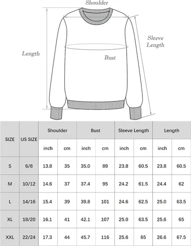 Vista 5 de QUALFORT - Suéter de punto para mujer, 100% algodón suave, sin botones