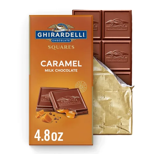 Vista 20 de GHIRARDELLI Barra cuadrada de chocolate amargo frambuesa, barra de 4.8 onzas (paquete de 10)