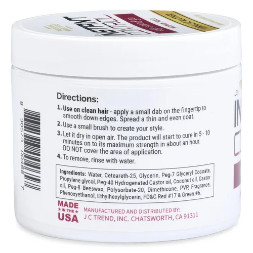 Vista 4 de JC's Gel de borde y trenza de control instantáneo máx. Mantenga 4 oz