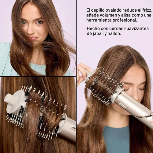 Vista 7 de Shark HD435 FlexStyle Sistema de Peinado y Secado con Aire, Potente Secador de Cabello y Multi-Estilizador con Rizadores de Envoltura Automática