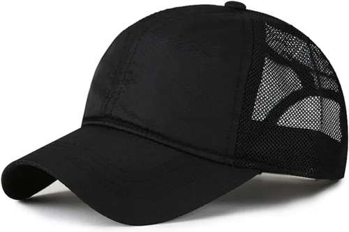 Vista 61 de Gorra de béisbol de ala corta, ajustable, de ala corta, para entrenamiento, pesca, atletismo, para correr