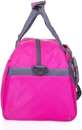 Vista 3 de Bolso deportivo de danza pequeñogrande para mujeres y adolescentes, para gimnasio, yoga, para pasar la noche, fin de semana, etc., Rosa, L