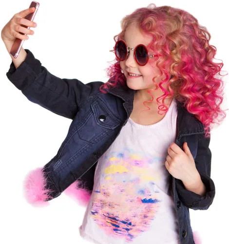 Vista 5 de Desire Deluxe - Regalos para Niñas Tiza para Cabello 10 Bolígrafos Temporales No Tóxicos Fáciles de Lavar Tinte para Cabello