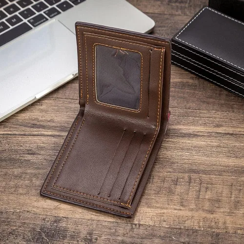 Vista 5 de ZLXDP - Juego de regalo para hombre con bonito paquete de reloj + gemelos tipo cartera, juego de combinación creativa para mujeres y parejas