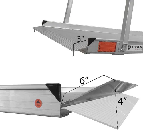 Vista 3 de Titan 6 entrada 'aluminio silla de ruedas Rampa Superficie sólida Scooter Movilidad Acceso