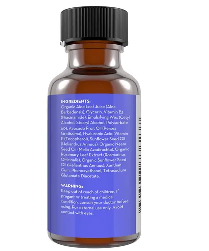 Vista 6 de Pure Body Naturals, suero de niacinamida con vitamina B3, 1 onza líquida, crema súper hidratante para una cara y cuerpo de aspecto más joven, loción