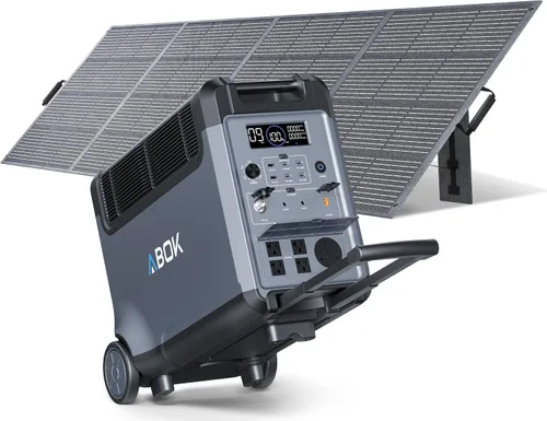 Vista 11 de ABOK Ark3600 Portable Power Station with 3×200W Solar Panels