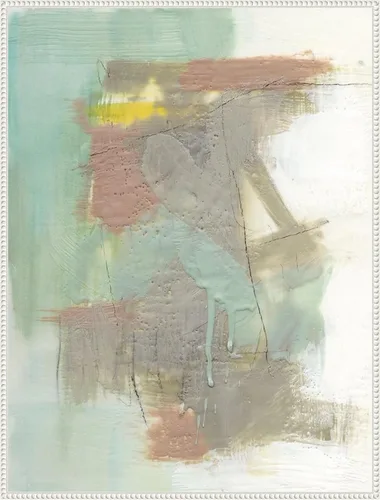 Vista 11 de Amanti Art Framed Canvas Wall Art 24x18 Retro Splash IV by Jennifer Goldberger, Framed Wall Art Canvas, Abstract Artwork, Traditional Decor, Medium