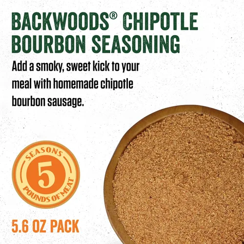 Vista 3 de LEM BACKWOODS Salchicha fresca - Condimento Chipotle Bourbon 5.6 oz