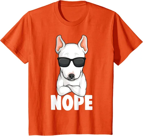 Vista 74 de Camiseta de perro Bull Terrier para niños y mujeres, Negro