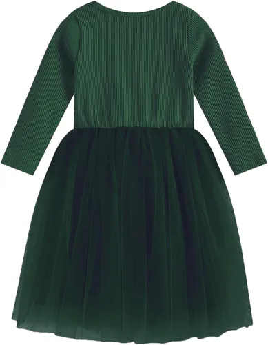 Vista 2 de Vestido tutú para niñas pequeñas, vestidos de tul sin mangas