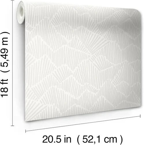 Vista 6 de Egypt Sherrod Papel tapiz autoadhesivo de 216 x 20.5 pulgadas, Grey Ridge & Valley