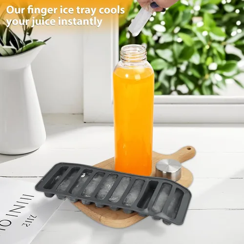Vista 4 de PROBTTL Botellas de vidrio para jugo de 18 onzas con tapas, botellas de agua de vidrio transparente recargables con tapas herméticas de acero