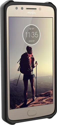 Vista 6 de UAG Motorola Moto E4 Outback - Funda para teléfono resistente a caídas militares [negra]